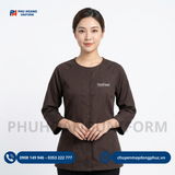 Áo Bà Ba Đồng Phục Nhà Hàng – In Logo Theo Yêu Cầu Thương Hiệu