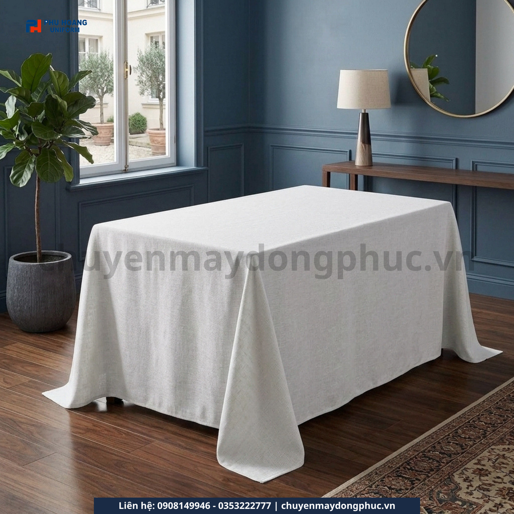 Cho Thuê Khăn Trải Bàn Màu Trắng – Thanh Lịch Cho Mọi Sự Kiện
