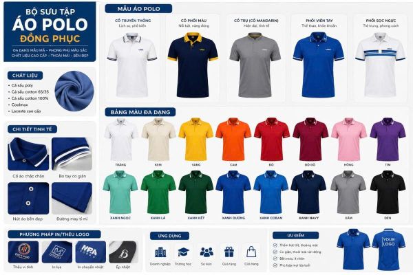 May Áo Thun Đồng Phục Theo Yêu Cầu – Giải Pháp Trọn Gói Cho Doanh Nghiệp
