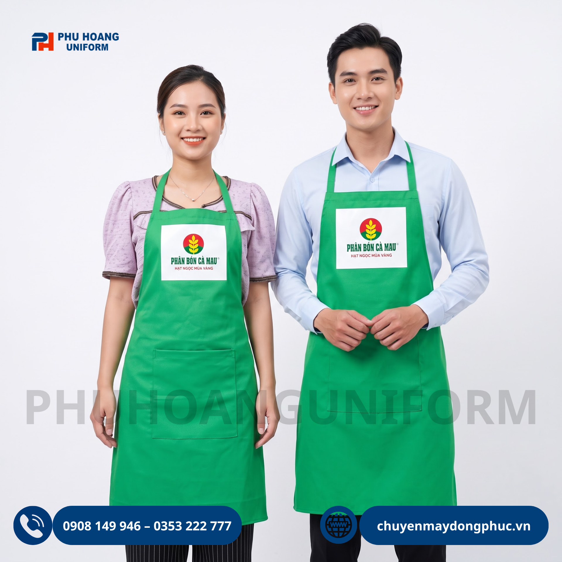 May Tạp Dề In Logo Theo Yêu Cầu – Chất Lượng Cao, Giá Tận Xưởng