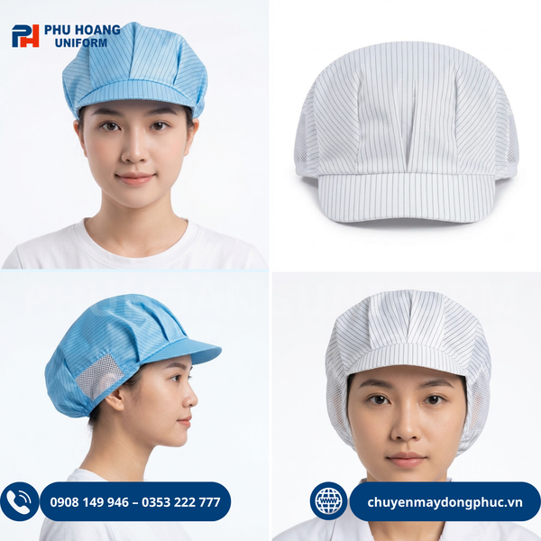 Nón Phòng Sạch Chống Tĩnh Điện Có Gì Đặc Biệt?