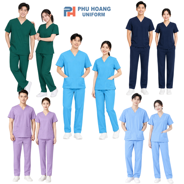 TOP 5 MÀU SCRUBS ĐƯỢC ƯU CHUỘNG NHẤT TRONG NGÀNH Y