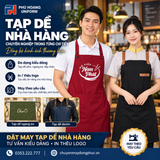 Tạp Dề Nhà Hàng: 10+ Mẫu Đẹp, May Theo Yêu Cầu Giá Tận Xưởng 2026