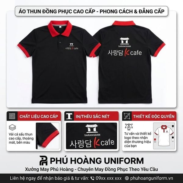 In/Thêu Logo Áo Thun, Áo Polo
