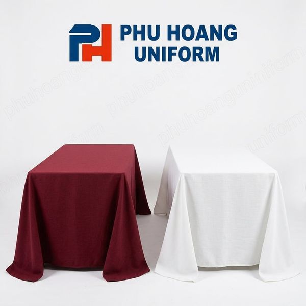 Thuê Khăn Trải Bàn Trắng Và Đỏ Đô Cho Mọi Sự Kiện