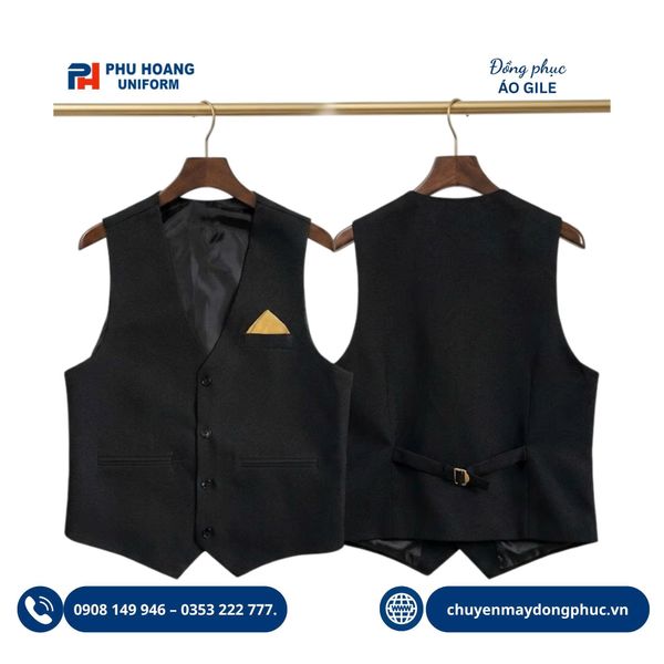 Áo gile đồng phục