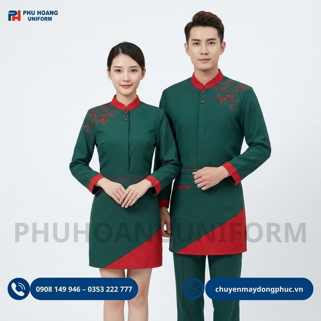 đồng phục nhà hàng thái lan