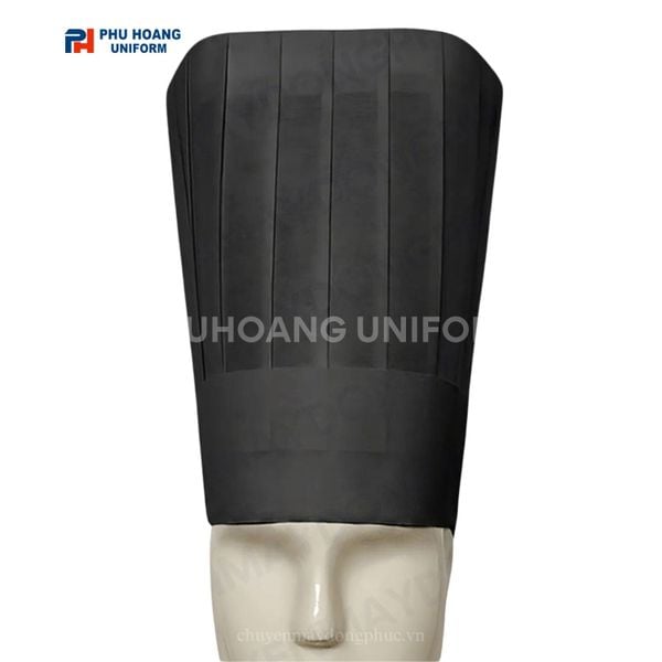 Nón bếp giấy màu đen