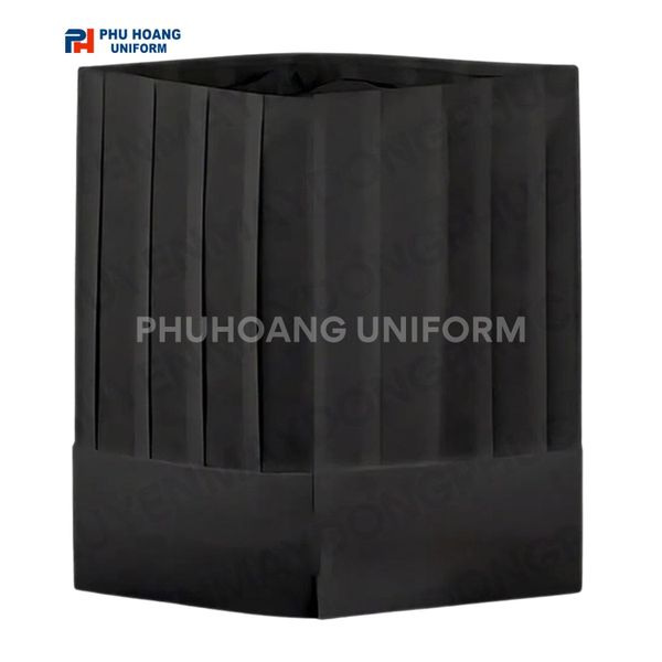 Nón bếp giấy màu đen