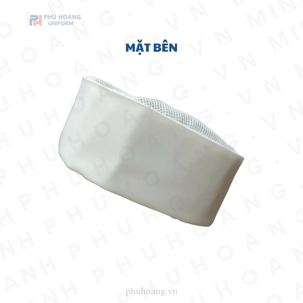 NÓN BẾP NHẬT GẤP CHÓP LƯỚI TRẮNG