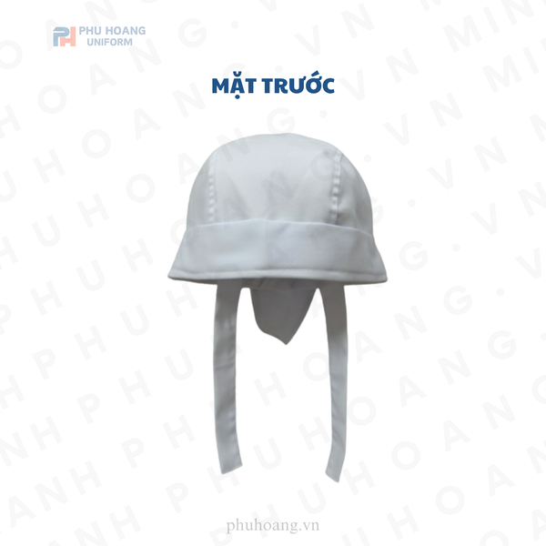 NÓN BẾP TRẮNG CỘT SAU