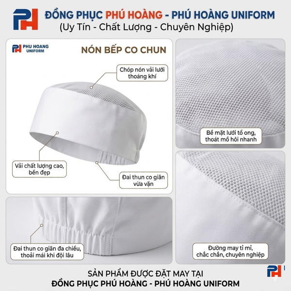chi tiết cấu tạo lưới tổ ong siêu thoáng khí của nón bếp không ly chun sau chóp lưới