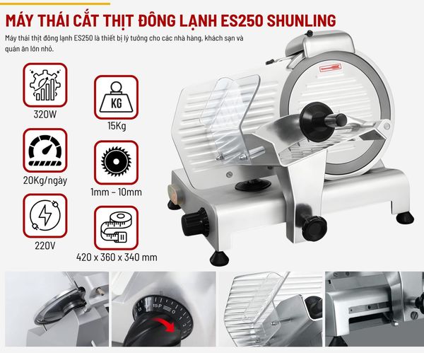 máy thái thịt es250