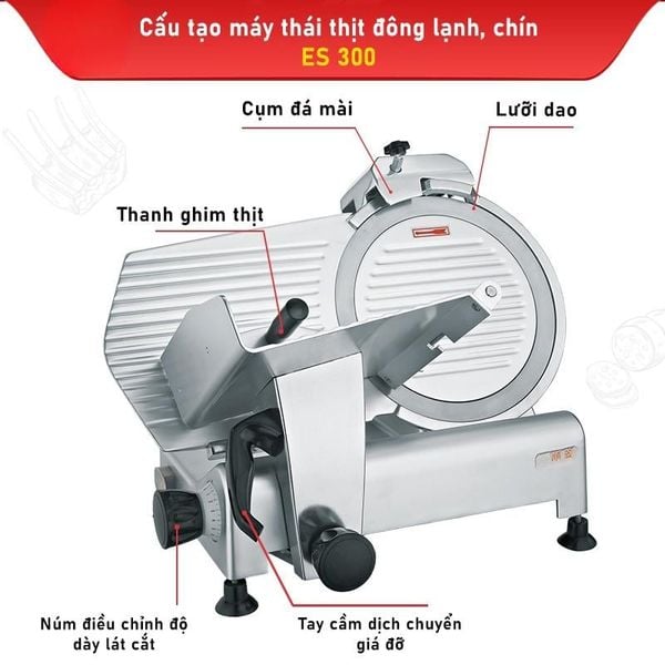 Máy thái thịt Shunling ES-300