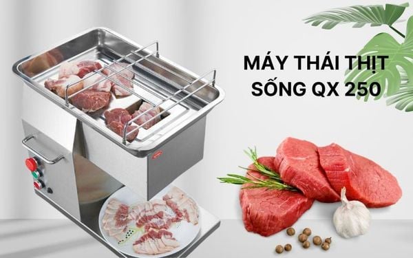 máy thái thịt tươi sống qx250