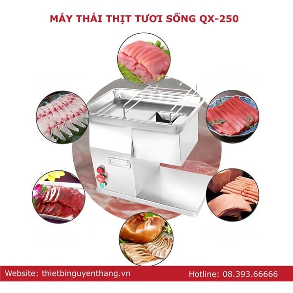 máy thái thịt qx 250