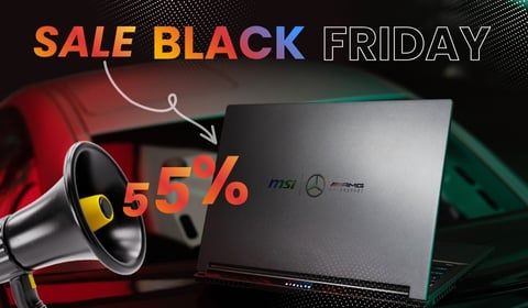 Black Friday 2025 giảm 55%: Laptop Gaming MSI Stealth 16 Mercedes-AMG A13VG-289VN. Chỉ 1 con duy nhất!