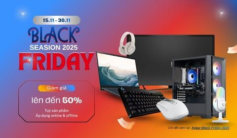Black Friday sale lớn nhất năm tại Xgear diễn ra 15/11 đến 30/11 với ưu đãi lên đến 50%