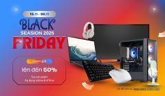 Black Friday sale lớn nhất năm tại Xgear diễn ra 15/11 đến 30/11 với ưu đãi lên đến 50%