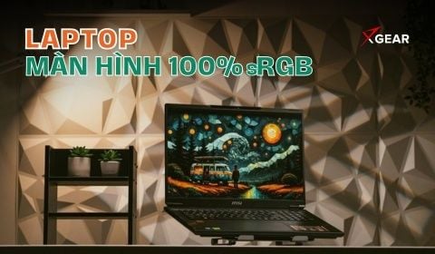 Top 7 laptop 100% sRGB chuẩn màu sắc nét, hiển thị chân thực cho gaming, sáng tạo