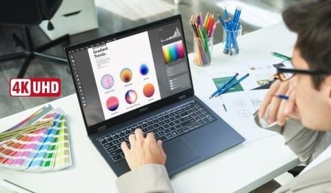 Top 3 laptop màn hình 4K, màn hình đẹp dành cho designer, editor, sáng tạo nội dung