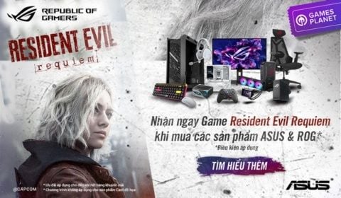 Nhận ngay Resident Evil Requiem khi mua linh kiện ASUS/ROG tại Xgear