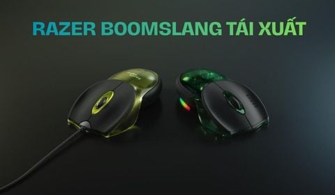 Razer Boomslang tái xuất: Huyền thoại chuột gaming trở lại với giới hạn 1337 bản