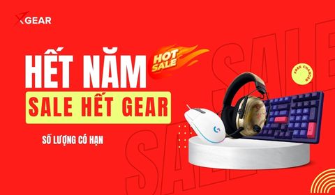 Săn deal Gaming Gear sale cuối năm 2025 tại Xgear: Giảm đến 70%, giá chỉ từ 400k
