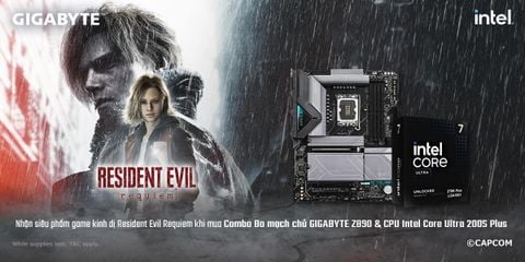 Tặng code game Resident Evil Requiem khi mua Combo Gigabyte Z890 và Intel Core Ultra 200S Plus