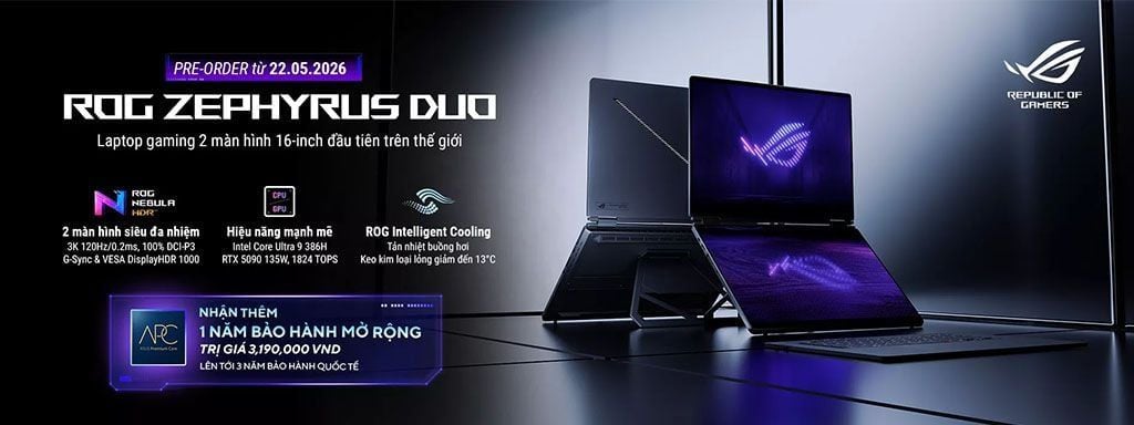 LAPTOP ASUS ROG STRIX HIỆU NĂNG VƯỢT TRỘI DÀNH CHO GAME THỦ CHUYÊN NGHIỆP