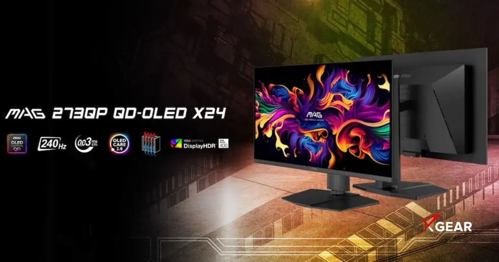 độ phủ màu siêu rộng cho màn hình  MSI MPG MAG 273QP QD-OLED X24