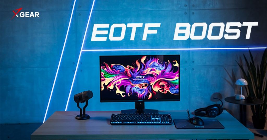 MSI MAG 273QP QD-OLED X24 thiết kế đơn giản điều chỉnh tùy thích theo công thái học