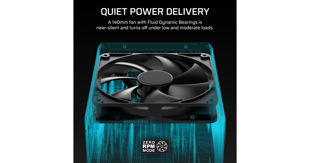 nguon may tinh corsair hx1000i shift 1000w 80 plus platinum cp 9020265 na quạt