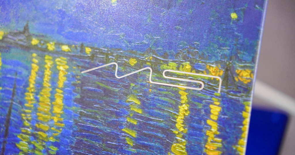 laptop msi prestige 14 flip ai vincent van gogh edition starry night over the rhone 260vn Logo MSI