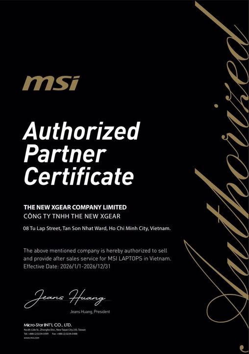 Chứng chỉ 1 - Tai nghe Logitech G535 LightSpeed Wireless Gaming