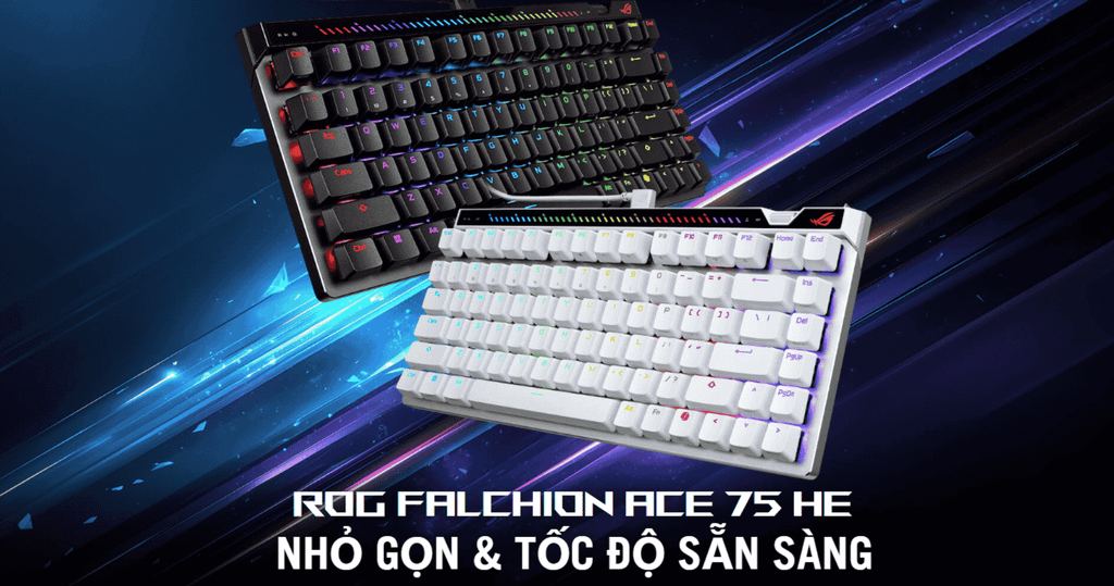 ban phim gaming asus rog falchion ace 75 he