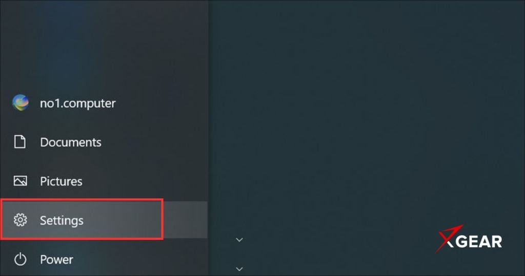 Đổi hình nền máy tính Lenovo bằng menu cài đặt chính