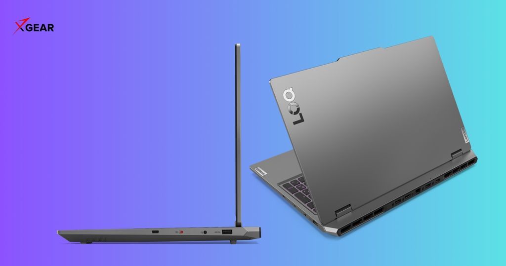 trang bị đầy đủ công kết nối trên laptop gaming lenovo 15ARP9 83JC00HXVN