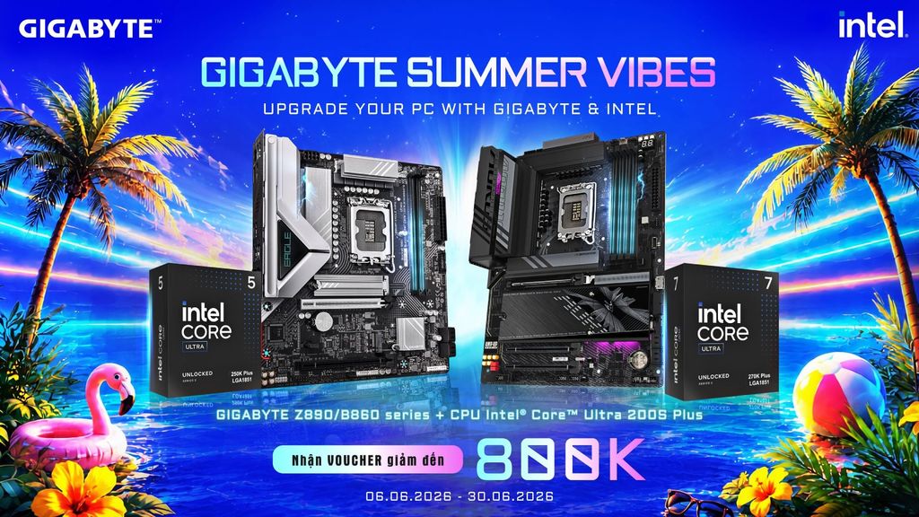 Mua combo Mainboard GIGABYTE CPU Intel - Nhận voucher lên đến 800k