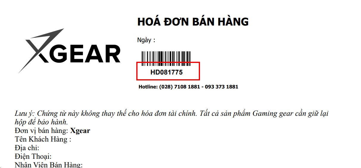 Hướng dẫn lấy mã đơn hàng