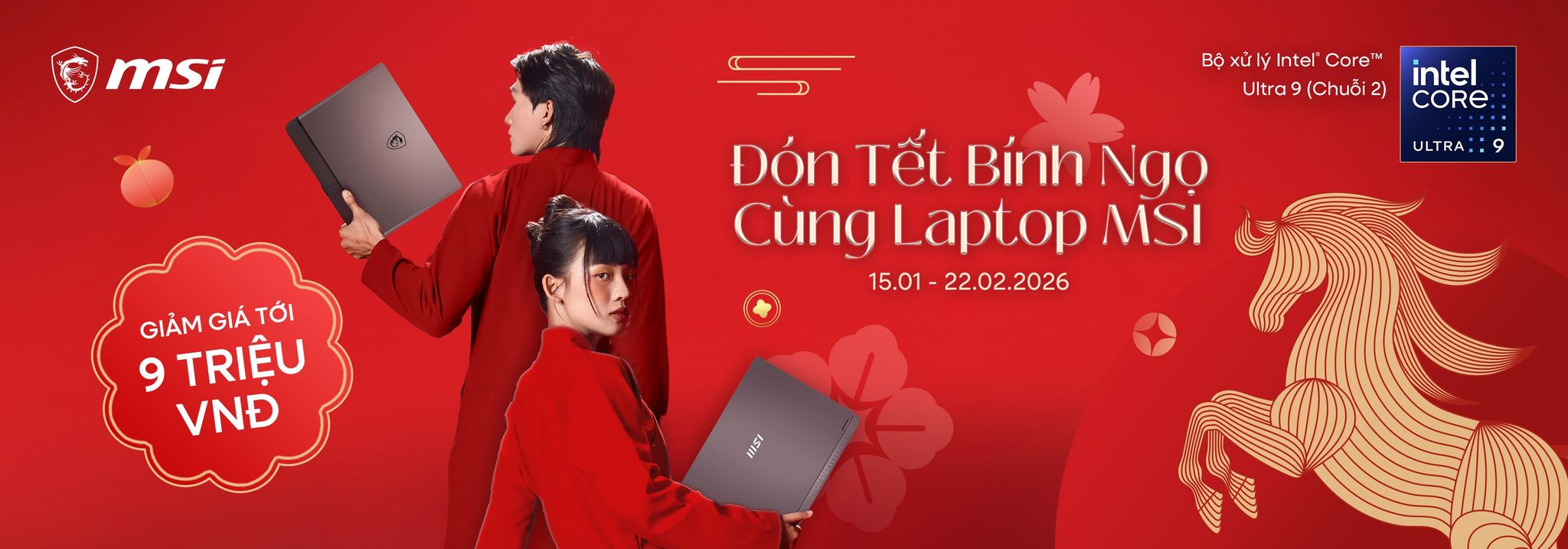 Xgear - Đón tết Bính Ngọ cùng laptop MSI