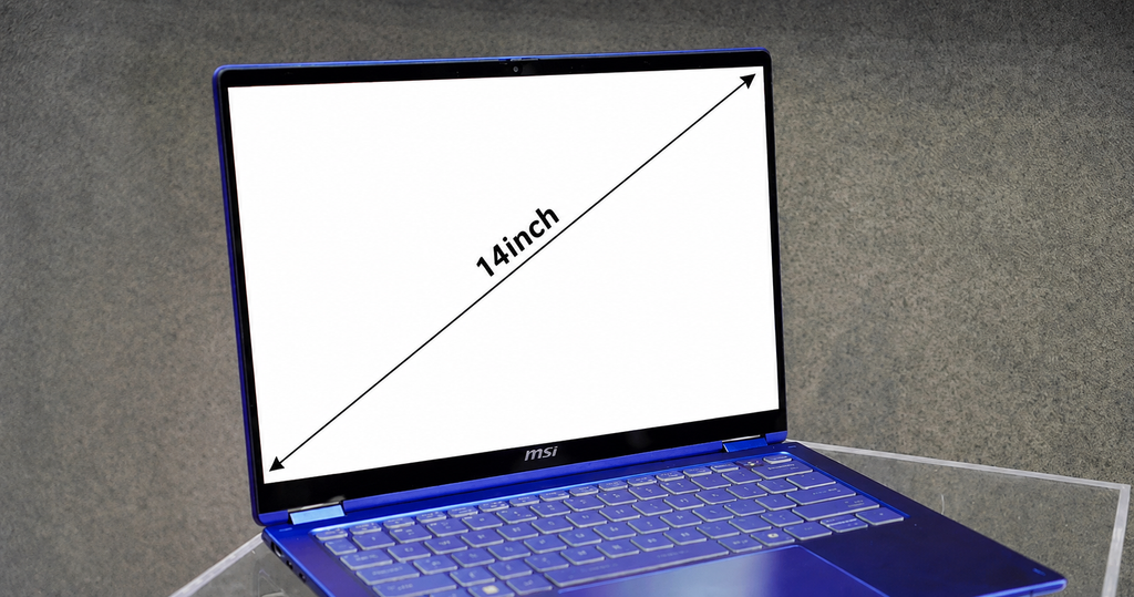 cách đo laptop 14 inch