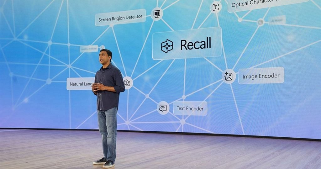 tính năng recall trên laptop AI