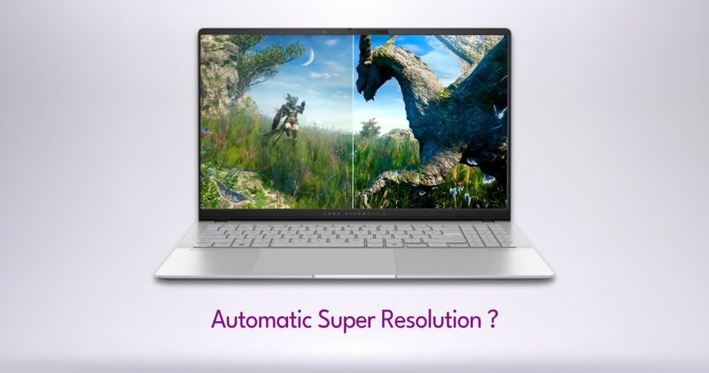 tính năng Automatic Super Resolution trên laptop AI