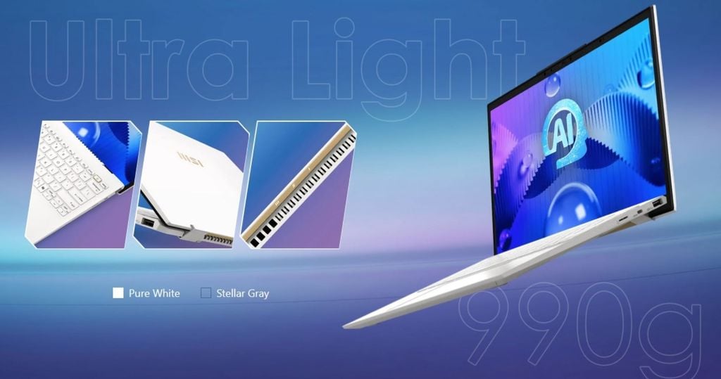 Laptop AI dùng chip Intel Core Ultra