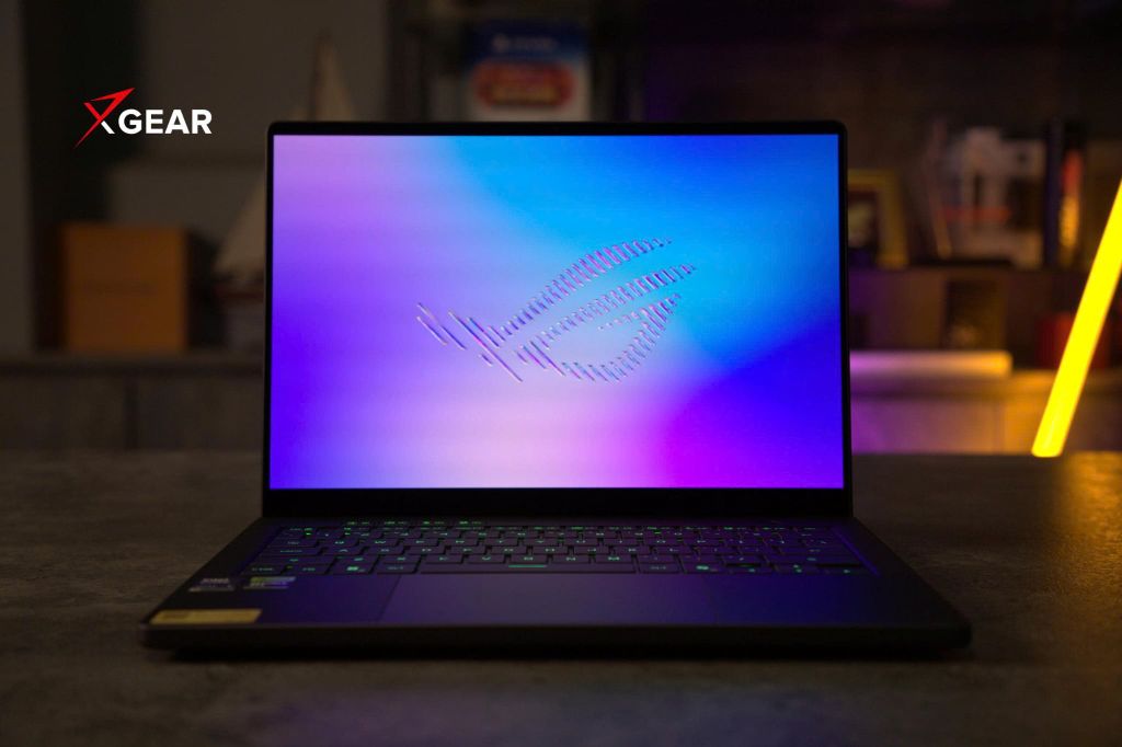 laptop asus rog zephyrus g14 gu405aw sy029w màn hình oled