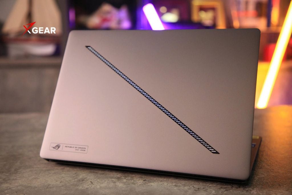 laptop asus rog zephyrus g14 gu405aw sy029w mặt nắp