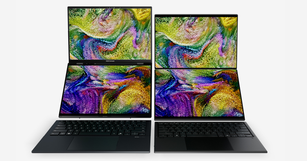 so sánh kích thuocs 2 laptop aus zenbook due 2025 và 2026