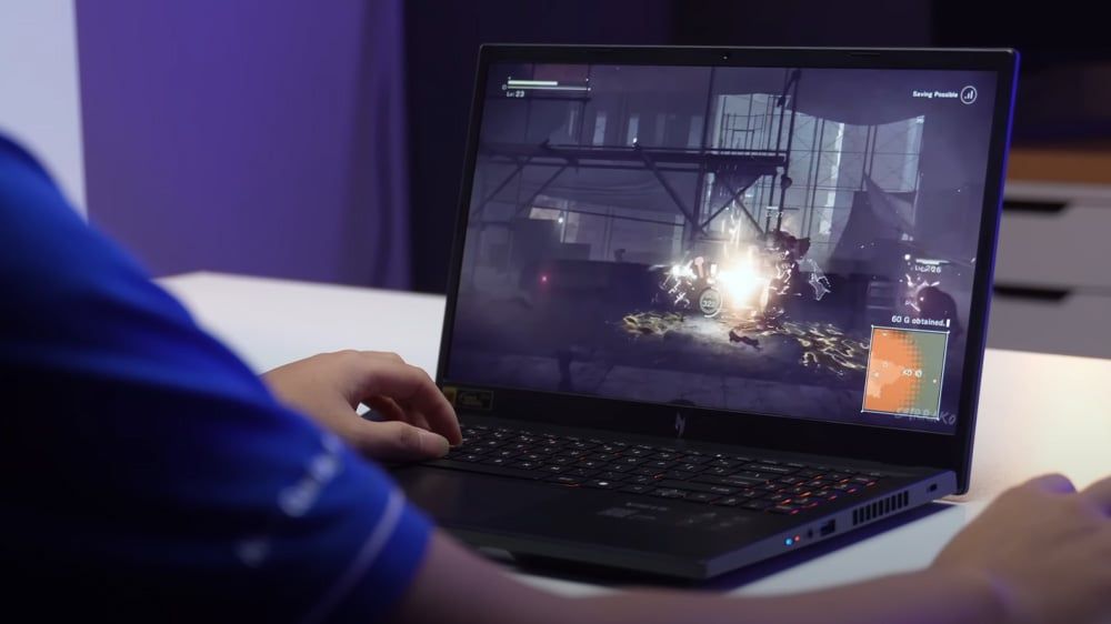 chơi game trên laptop gaming acer nitro propanel anv15 52 50rb