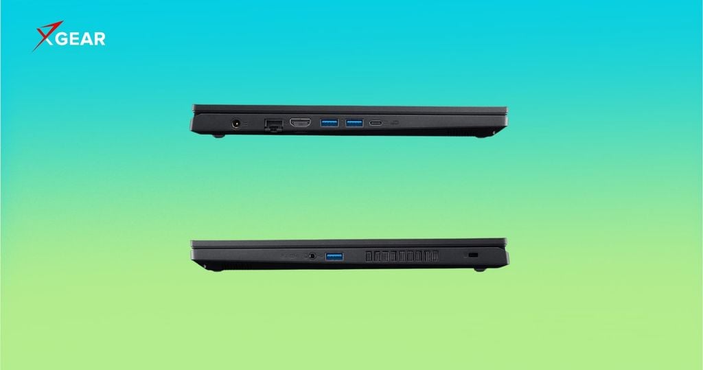 Acer Nitro V 15 ProPanel ANV15 41 R0Y4 trang bị đầy đủ cổng kết nối